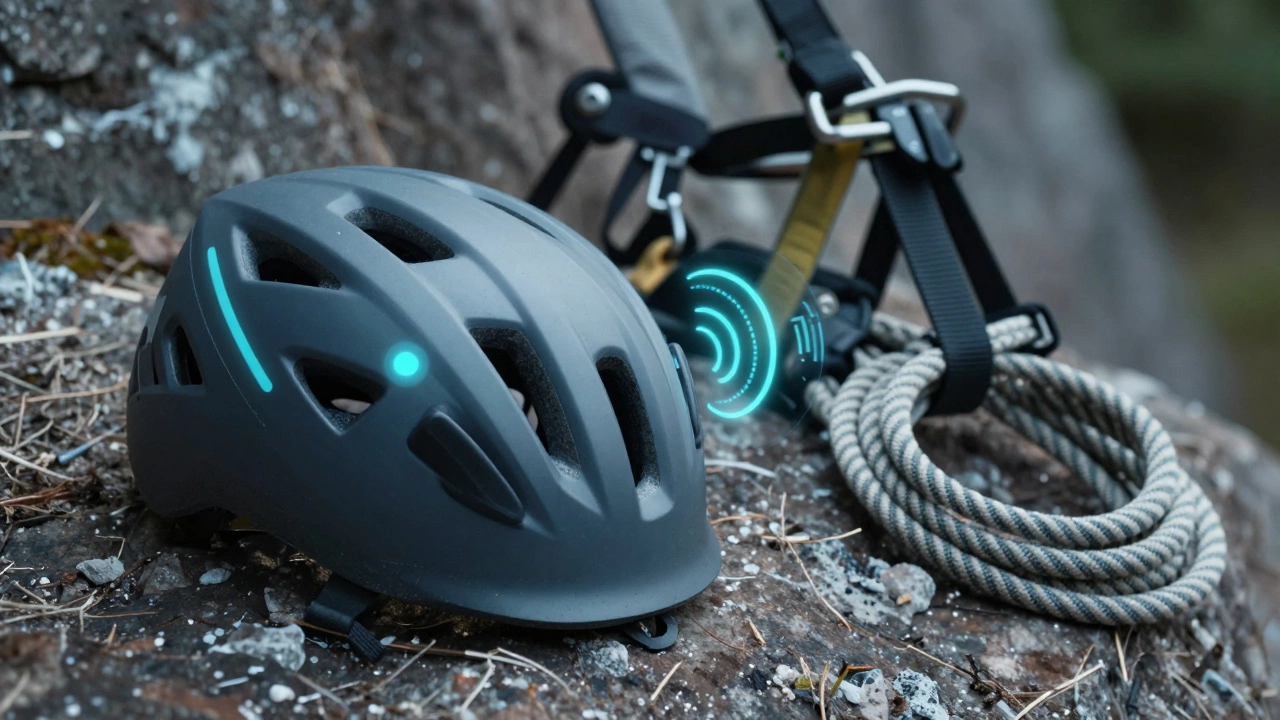 Protective gear and smart technology concept for athletes.